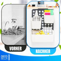 Hängende Aufbewahrungstasche, Organizer, Plastik, Weiß