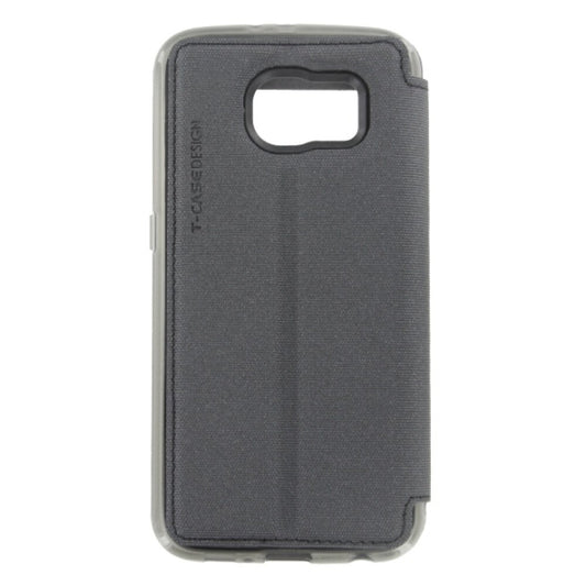 T-CASE Lux Magnet Flip Schutzhülle / Tasche / Case Samsung Galaxy S6 schwarz