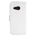 Leather Case / Cover / Pouch / for HTC M8 mini – white