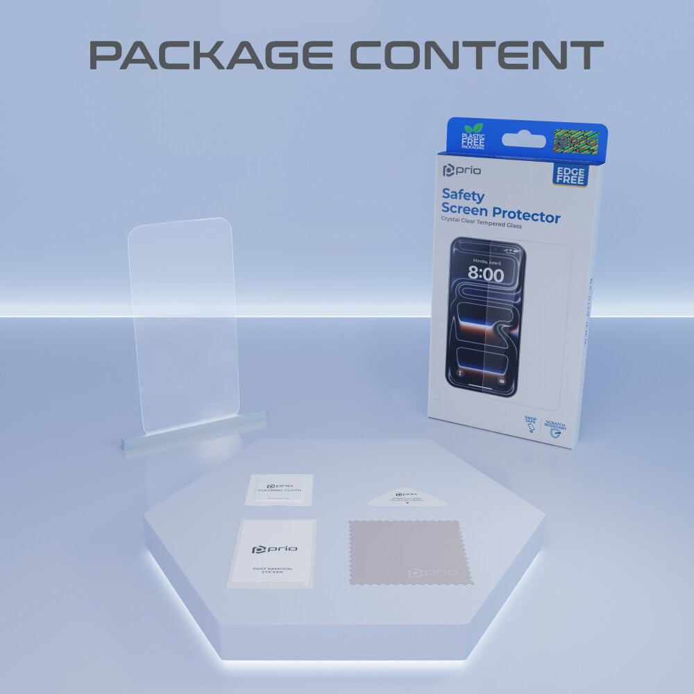 prio Displayschutzglas für iPhone 11 Pro/XS/X transparent