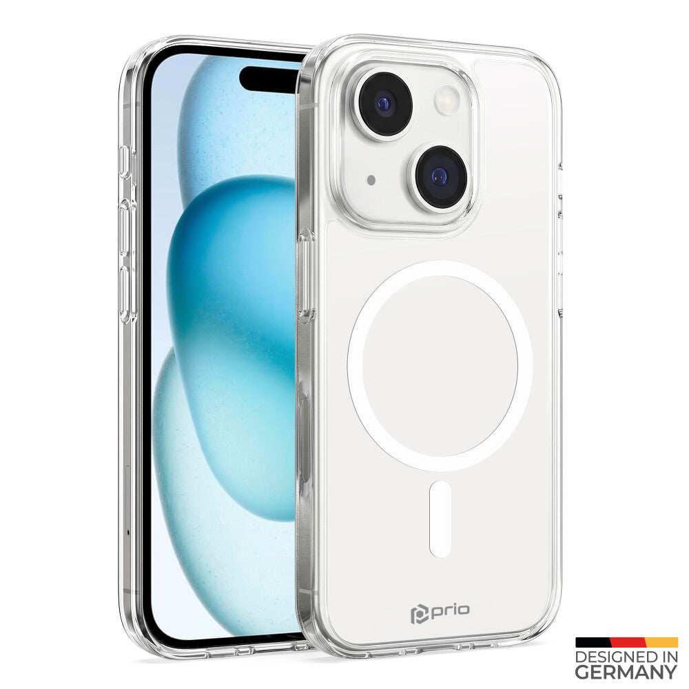 prio Schutzhülle MAG für iPhone 15 Plus (6,7 Zoll) klar