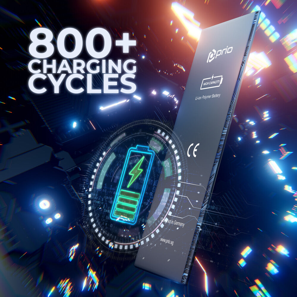 Prio Hochleistungsakku für iPhone 15 Plus (4750 mAh) - Universeller APN -