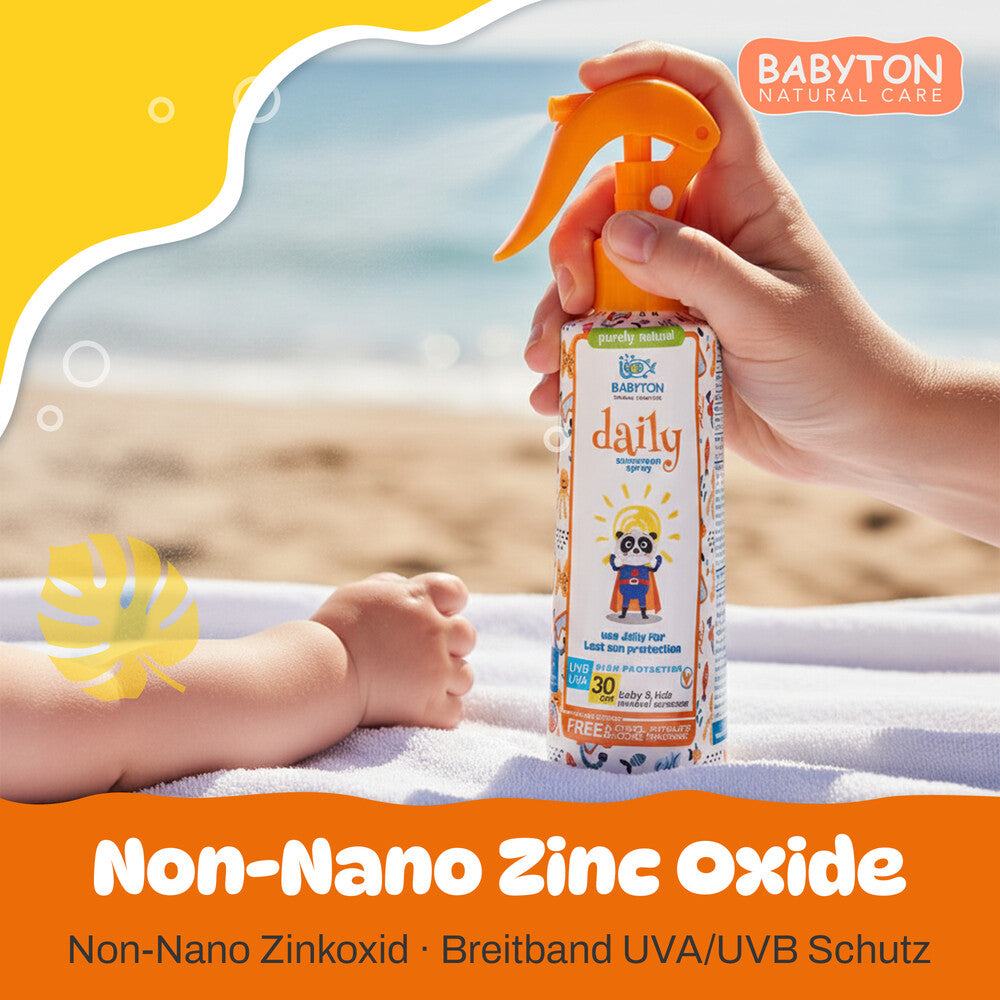 Babyton Kids Natürlicher Sonnenschutzspray für den täglichen Gebrauch LSF 30 200 ml Hauptbild