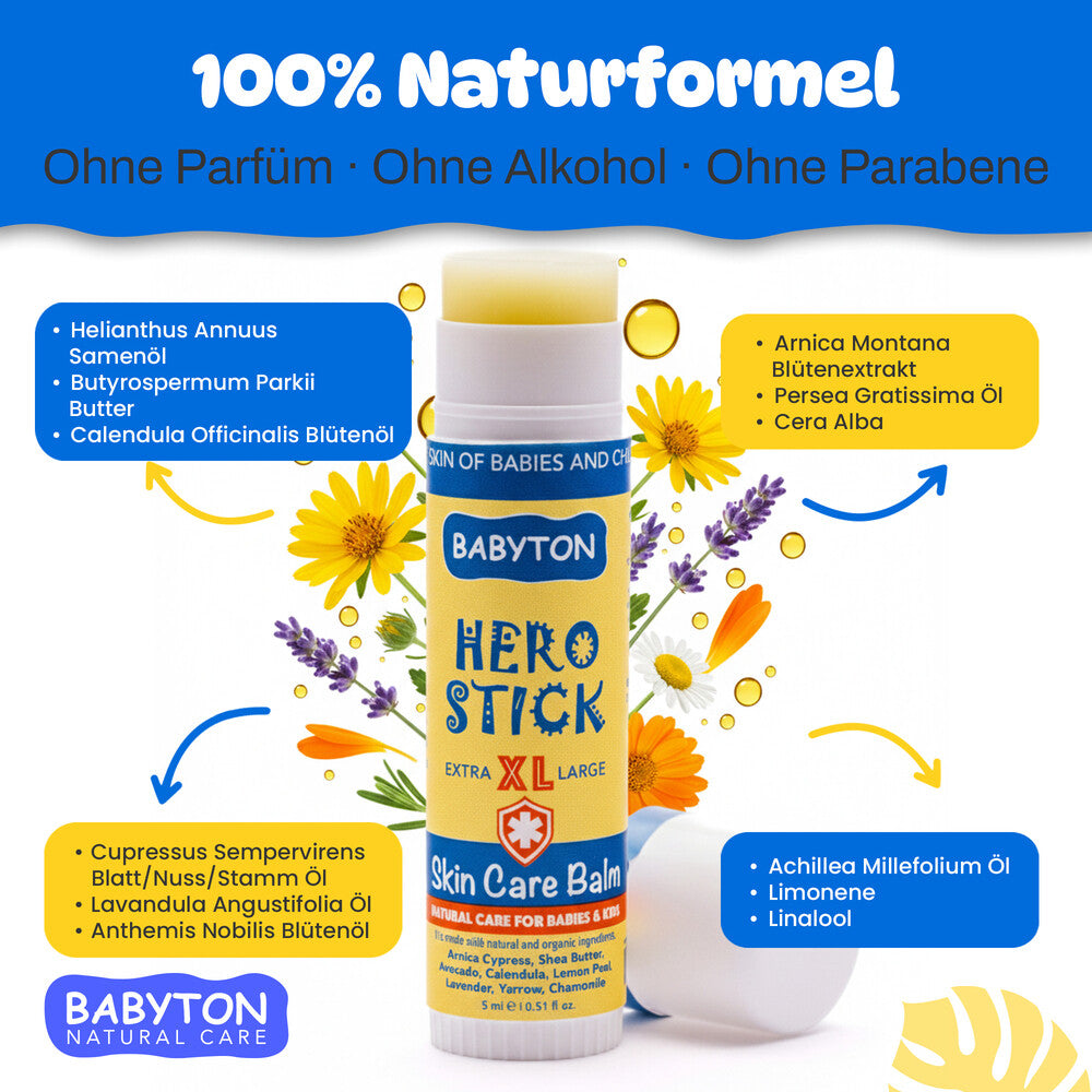 Babyton Hero Stick Hautpflegebalsam Hauptbild