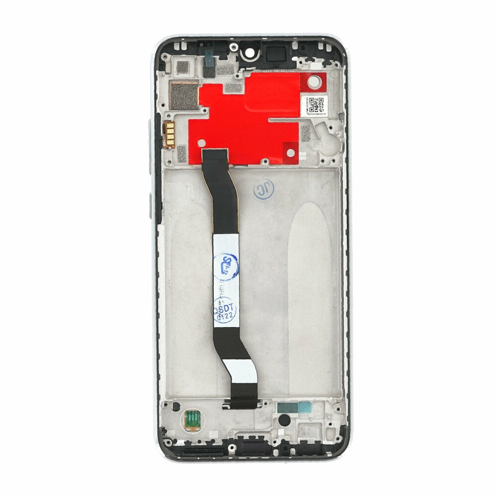 OEM Display-Einheit + Rahmen für Redmi Note 8T moonlight white