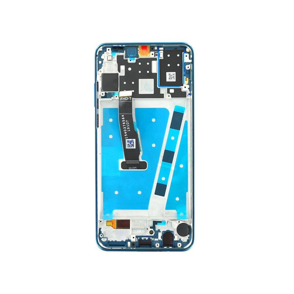 OEM display unit + frame for Huawei P30 Lite blue without logo