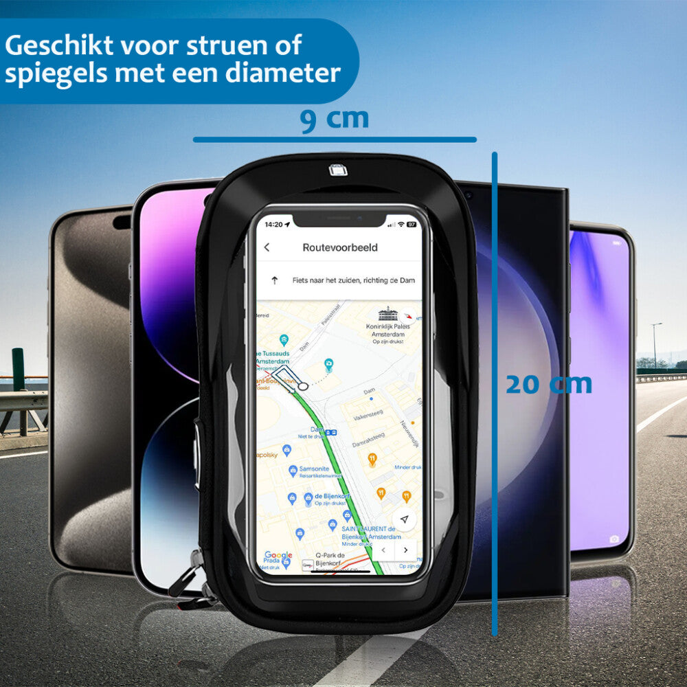 UFUZON Fahrrad-Telefonhalterung, wasserdicht