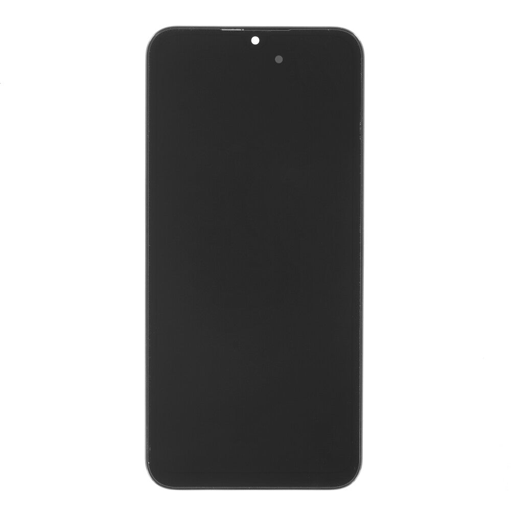 Display (Hard OLED) + Rahmen für Samsung A256 Galaxy A25 5G schwarz