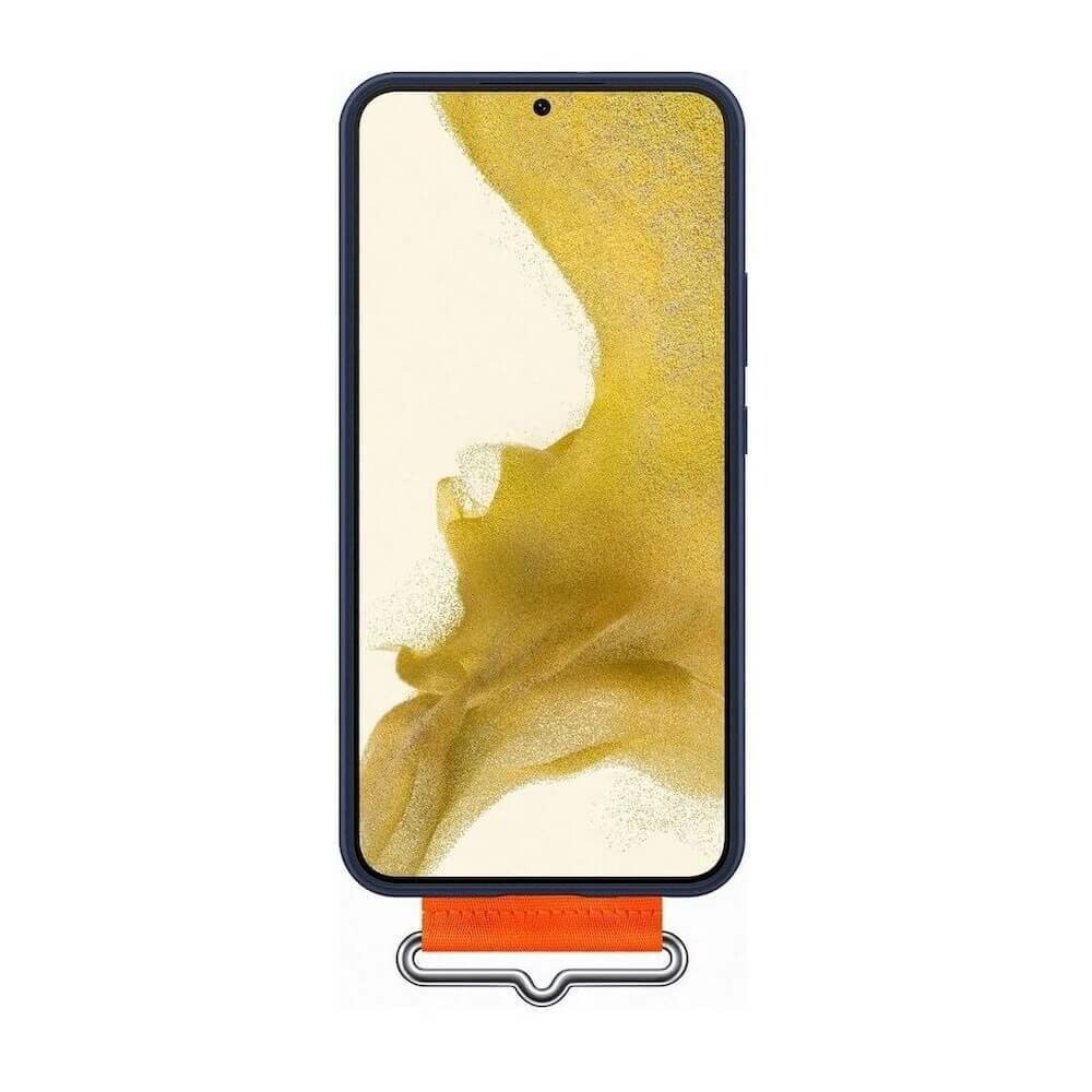 Handyhülle für Samsung Galaxy S22 Plus Silikonhülle Marineblau EF-GS906TNEGWW