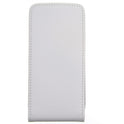 Slim Leather Flip Case for iPhone 4/4s - white