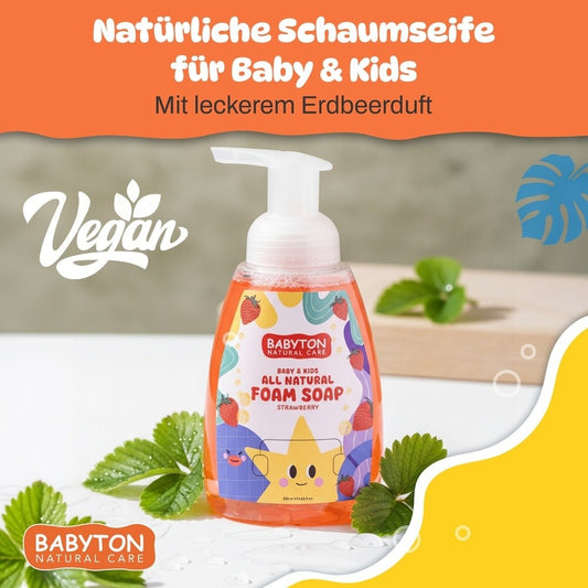 Babyton Baby & Kids Naturschaumseife Erdbeere 350 ml Hauptbild