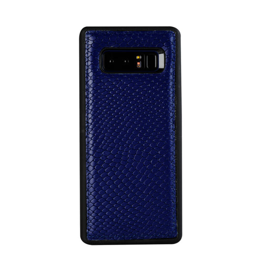 Genuine leather protective case for Samsung Note 8 vale blue