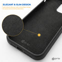 prio Silikonschutzhülle für iPhone 14 Plus schwarz