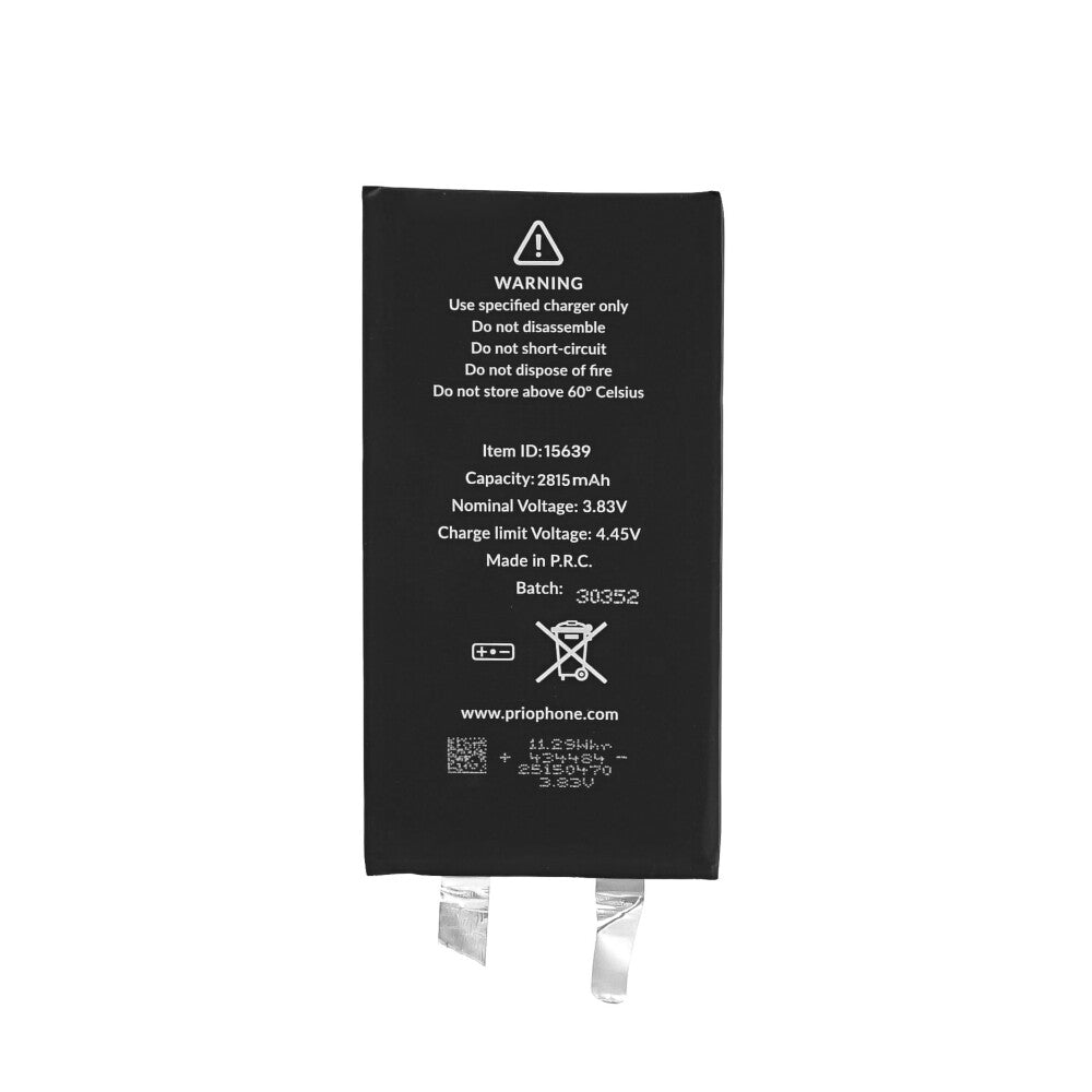 prio battery cell for iPhone 12/12 Pro (without flex cable) Bulk