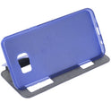 Puloka Flip Case Samsung Galaxy S6 Edge Plus - Blue