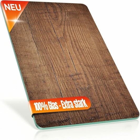 Decovetro Schneidebrett Glas |40x30cm | Glasschneidebrett | Leicht zu reinigen