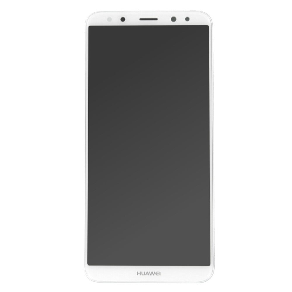 Huawei Display-Einheit + Rahmen + Akku Mate 10 Lite weiß 02351QXU