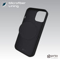 prio silicone protective case MAG for iPhone 14 Pro Max black