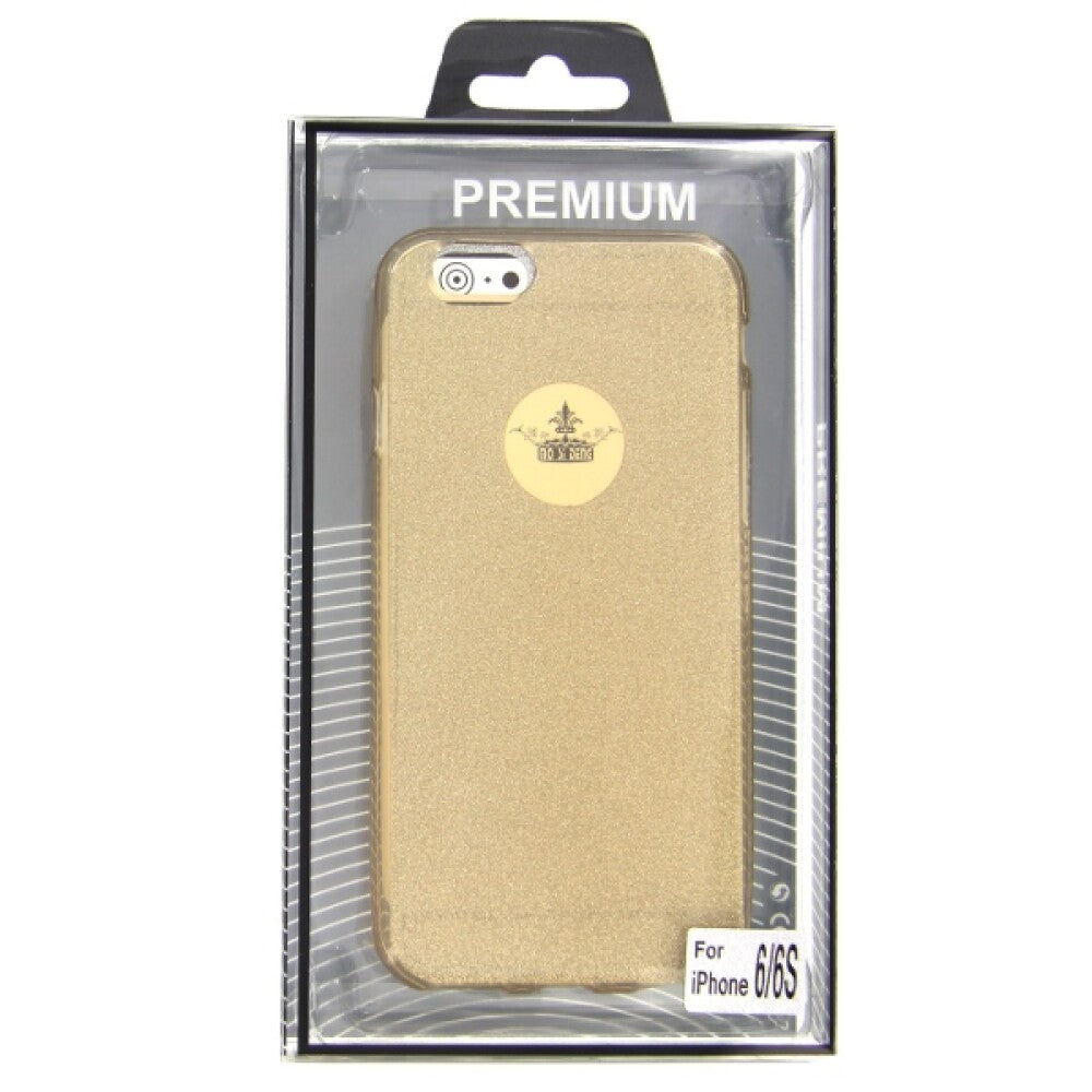 TPU case glitter iPhone 6 / 6S gold