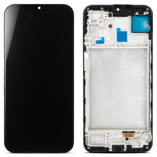 Display (Hard OLED) + Rahmen für Samsung SM-A155/A156 Galaxy A15 schwarz