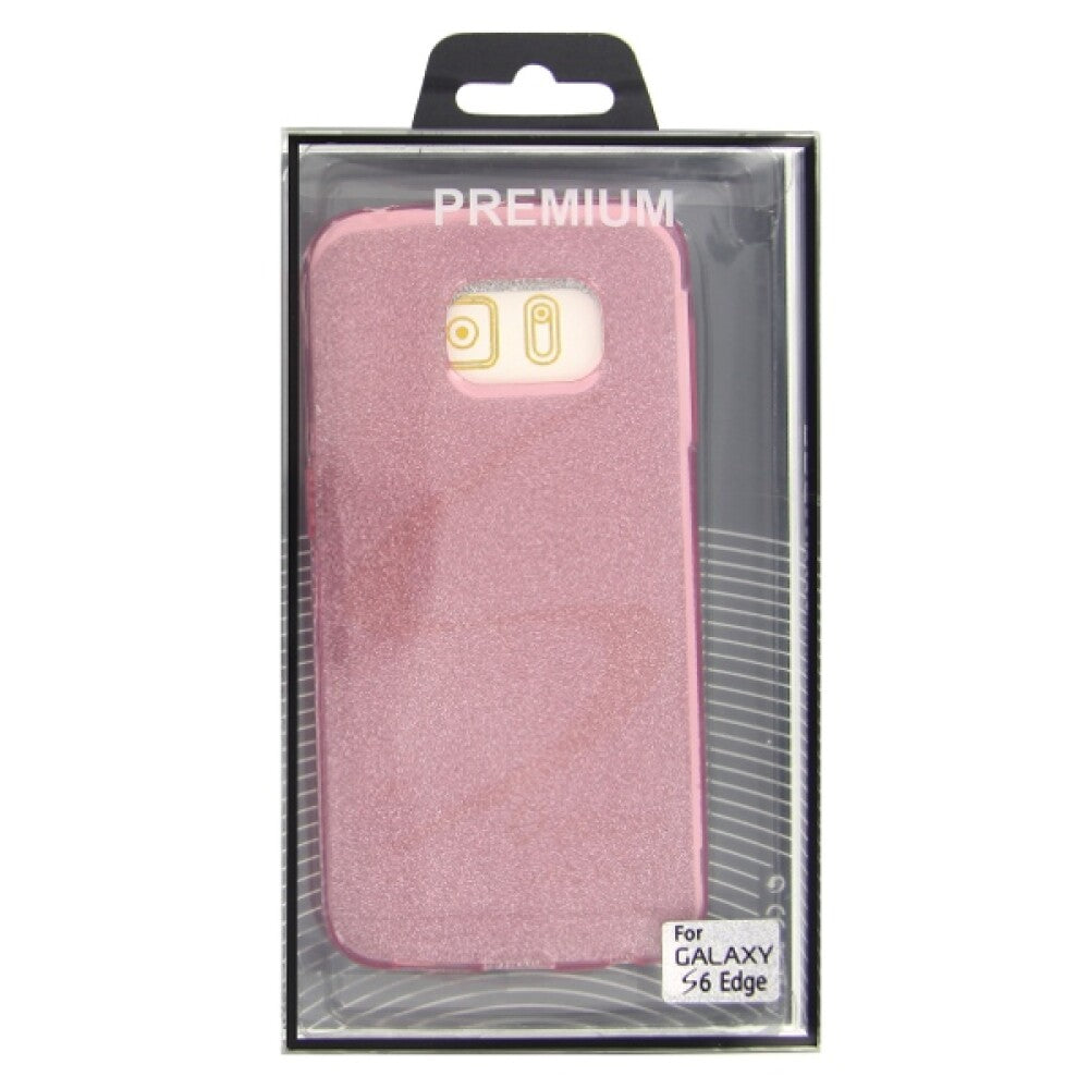 TPU case glitter Samsung Galaxy S6 Edge pink