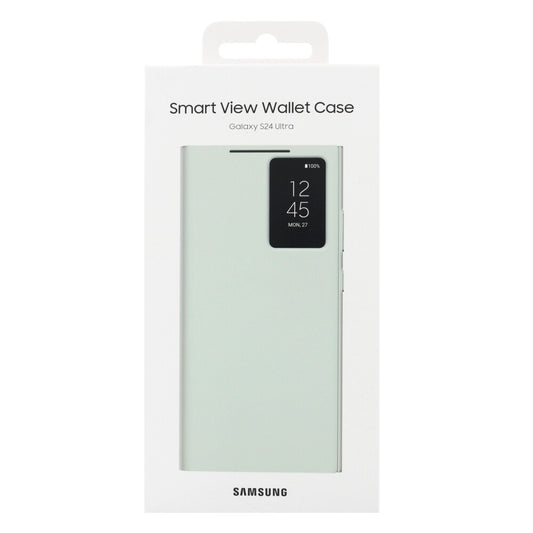 Samsung Smart View Wallet Cover SM-S928 Galaxy S24 Ultra light green EF-ZS928CGE