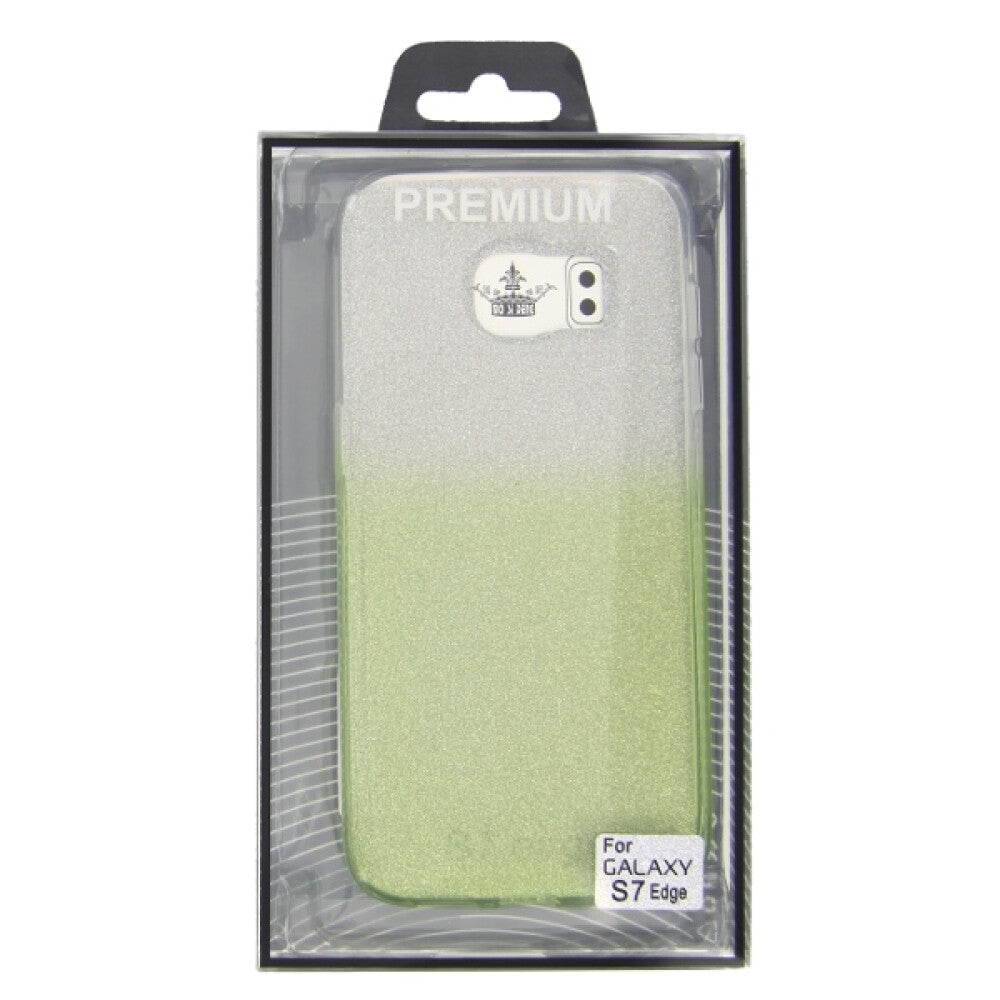 TPU Case Shine Samsung Galaxy S7E grün