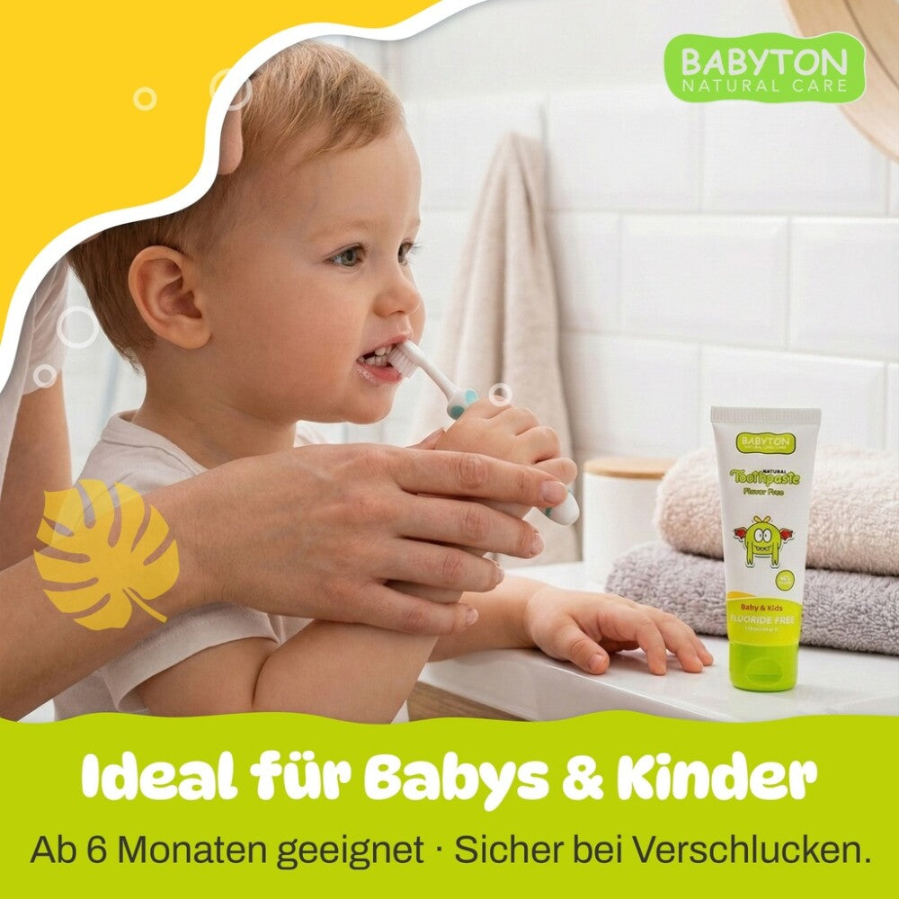 Babyton Baby- und Kinderzahnpasta, natürlich, 50 g