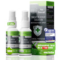 No Sweat Antitranspirant Spray 50 ml – Extra Stark, 7 Tage Schutz gegen Schwitzen x2
