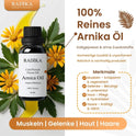 Arnikaöl, Kaltgepresst, 100% Rein, BIO, natürlich, 30 ml
