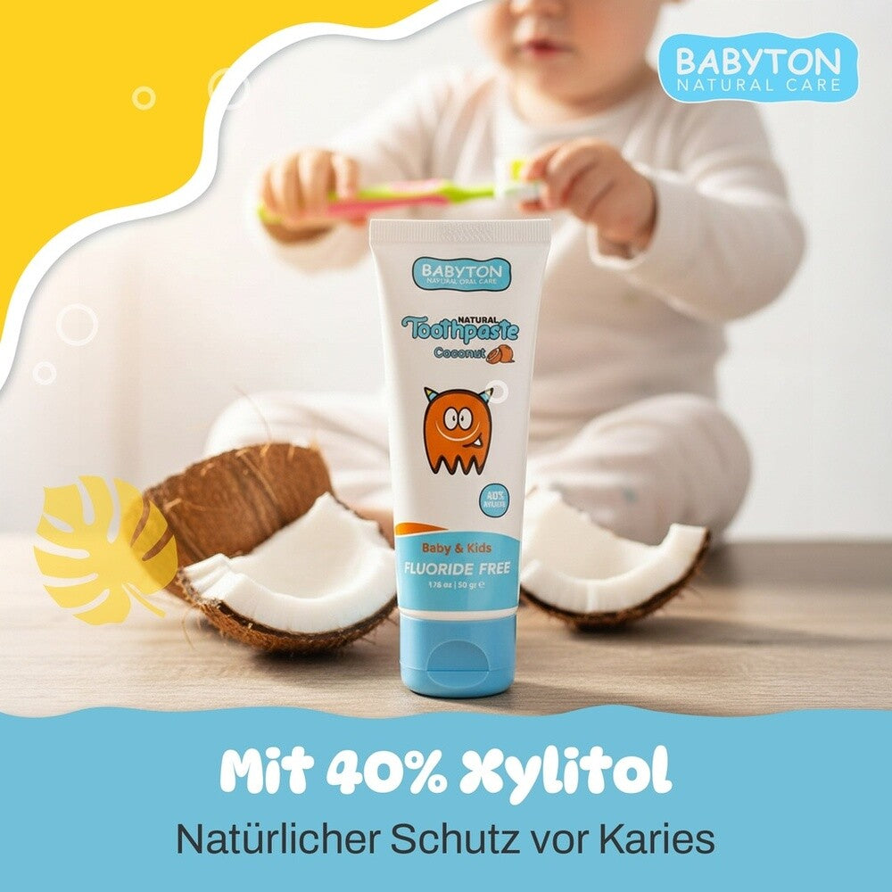 Babyton Baby- und Kinderzahnpasta, natürlich, 50 g Hauptbild