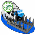 Topfdeckel-Organizer / Topfdeckelhalter / Pfannenhalter mit 6 Fächern – Aufbewahrung für die Schublade
