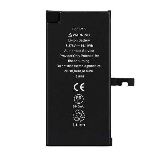 Diagnostizierbarer 3640-mAh-Akku mit hoher Kapazität für das iPhone 15
