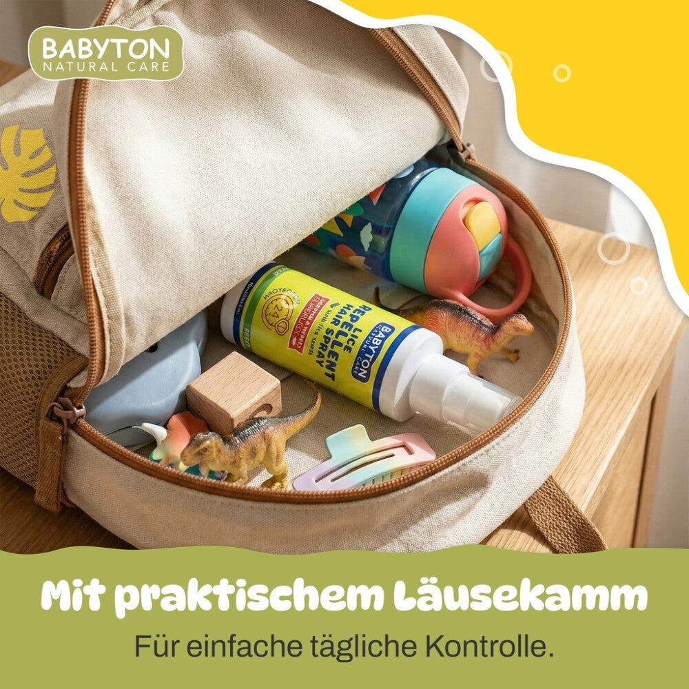 Babyton Läuseabwehr-Haarspray & Kamm