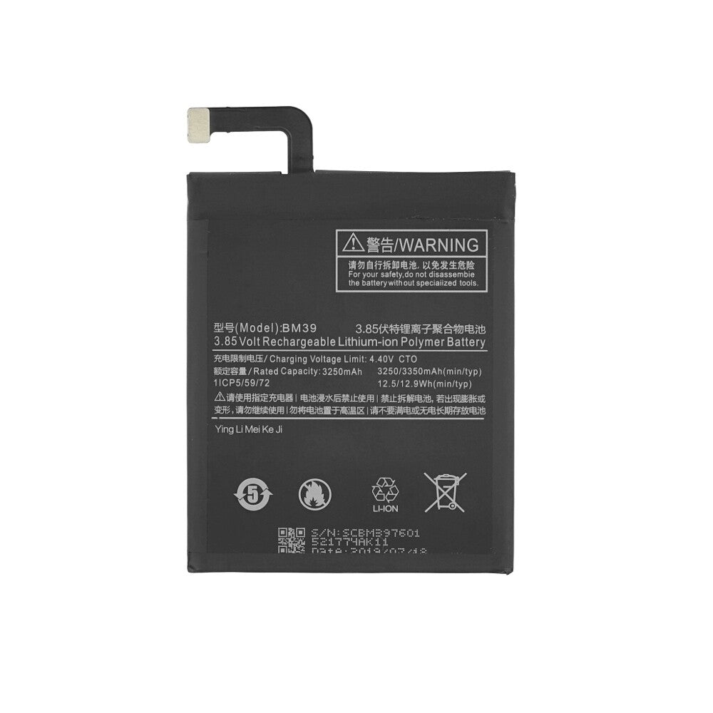 MPS battery for Xiaomi Mi 6 3250 mAh BM39