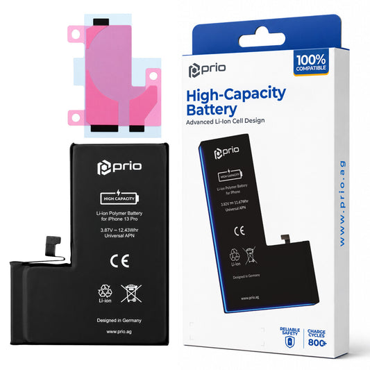 prio Hochleistungsakku für iPhone 13 Pro (3280 mAh) - Universal APN -