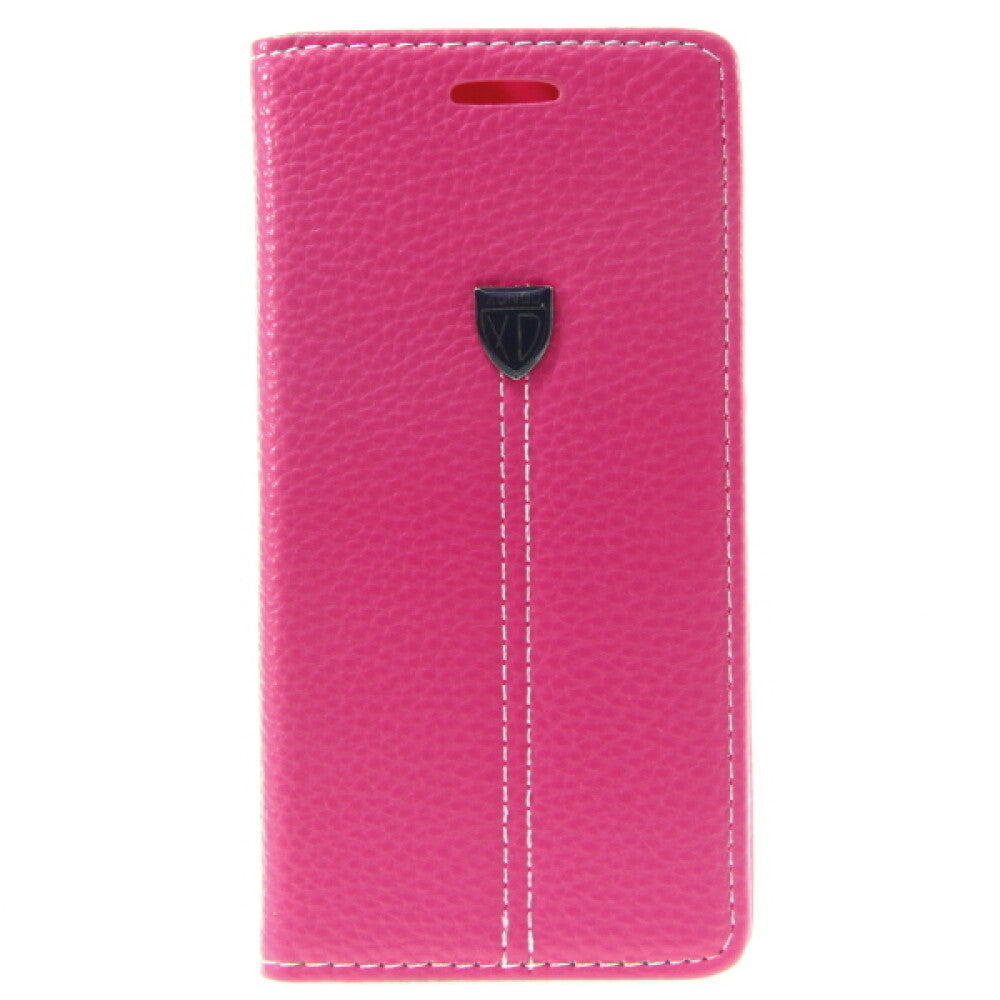 Fashion Book Case / Tasche / Hülle / Etui für Samsung Galaxy S6 Edge - Pink