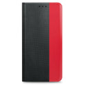 prio Book Case Fashion for Samsung A73 5G black-red