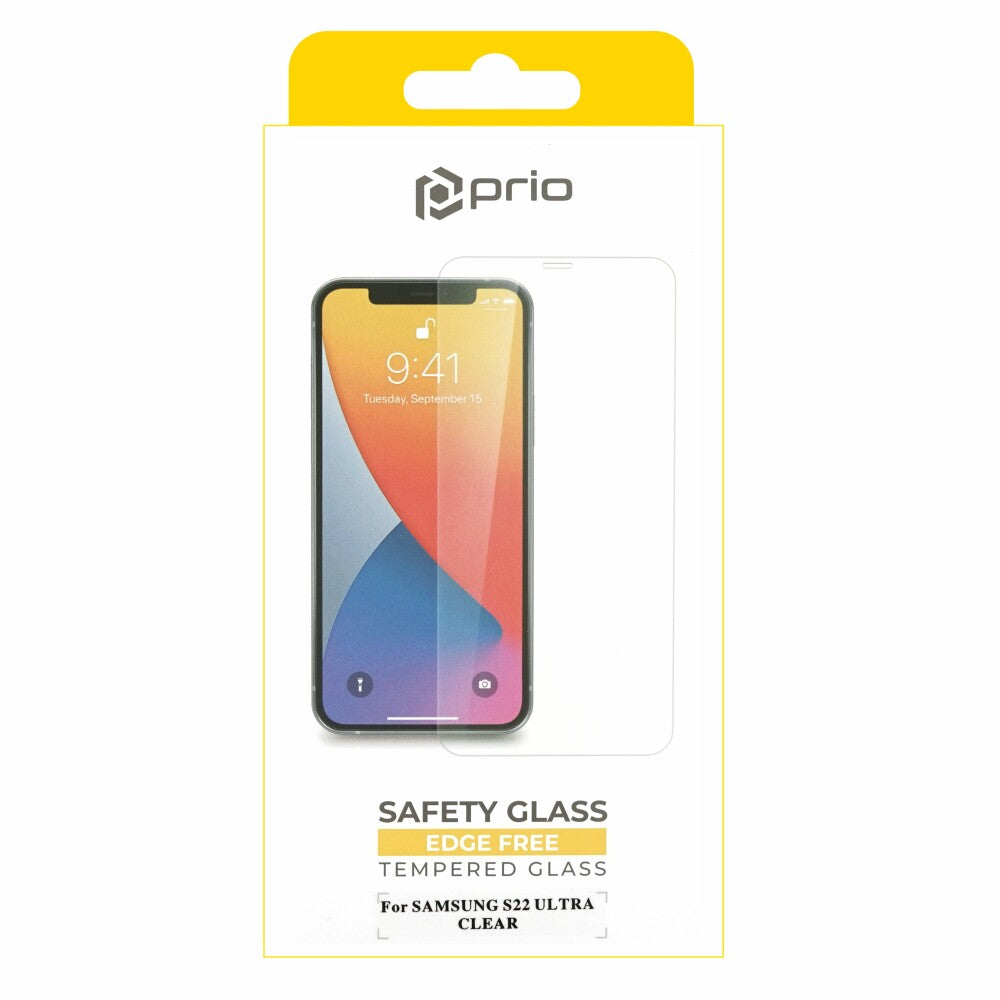 prio screen protector glass for Samsung S22 Ultra transparent