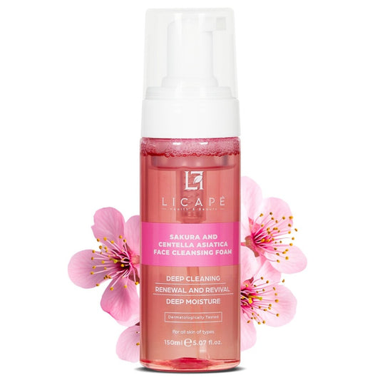 Schaumreiniger 150 ml – Mit Sakura & Centella Asiatica für strahlende Haut