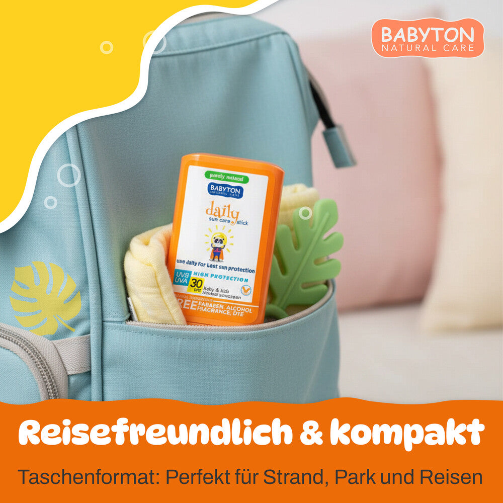 Babyton Kids Natürlicher Sonnenschutzstift für den täglichen Gebrauch LSF 30 20 g Hauptbild