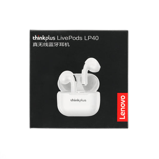 Lenovo LivePods LP40 TWS Bluetooth In-Ear-Kopfhörer - Weiß