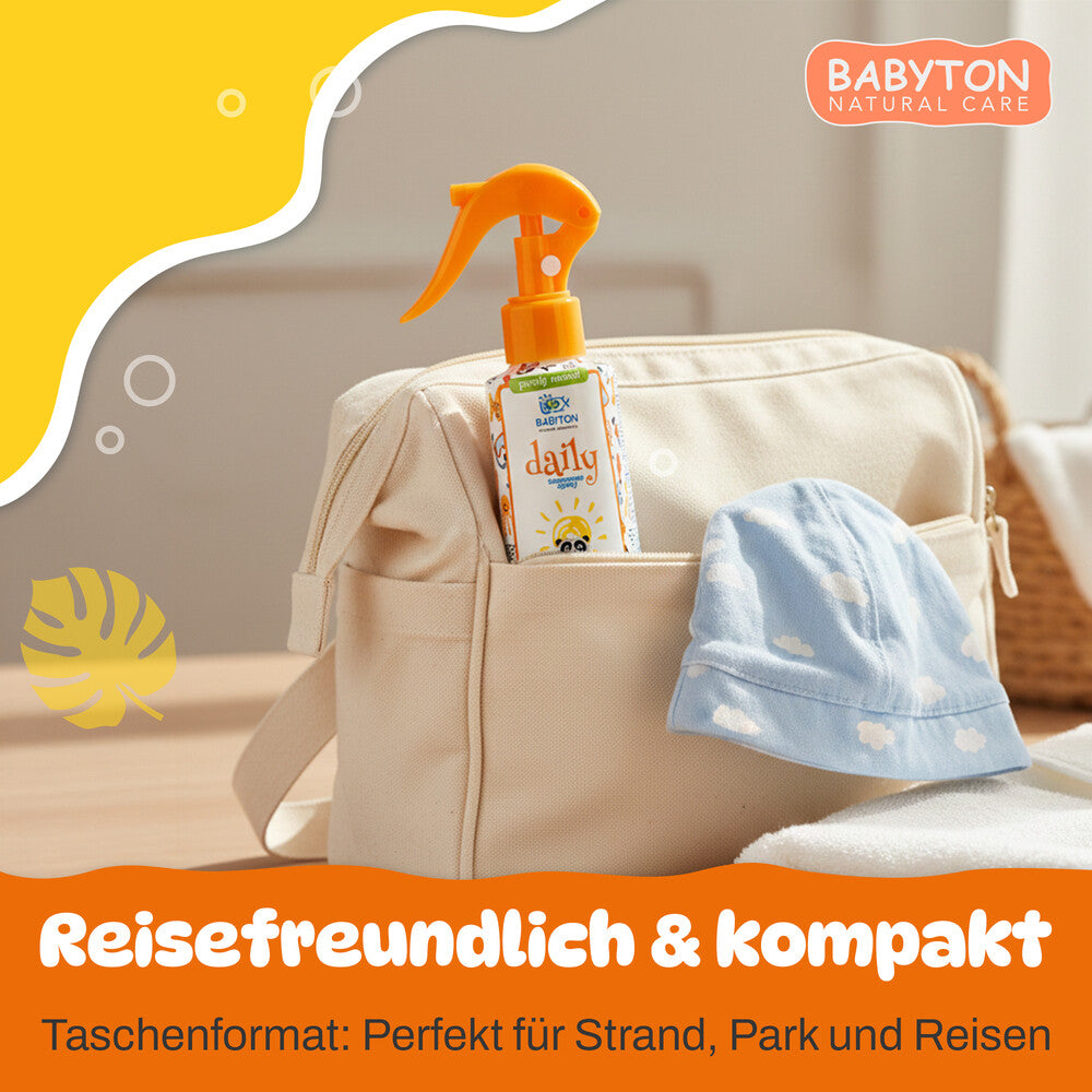 Babyton Kids Natürlicher Sonnenschutzspray für den täglichen Gebrauch LSF 30 200 ml Hauptbild