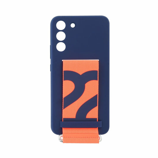 Samsung Silicone Case with Strap Galaxy S22 Plus navy blue EF-GS906TNEGWW