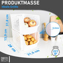 Storage Organizer, 29×21,5×15,9 cm, Plastik, Weiß