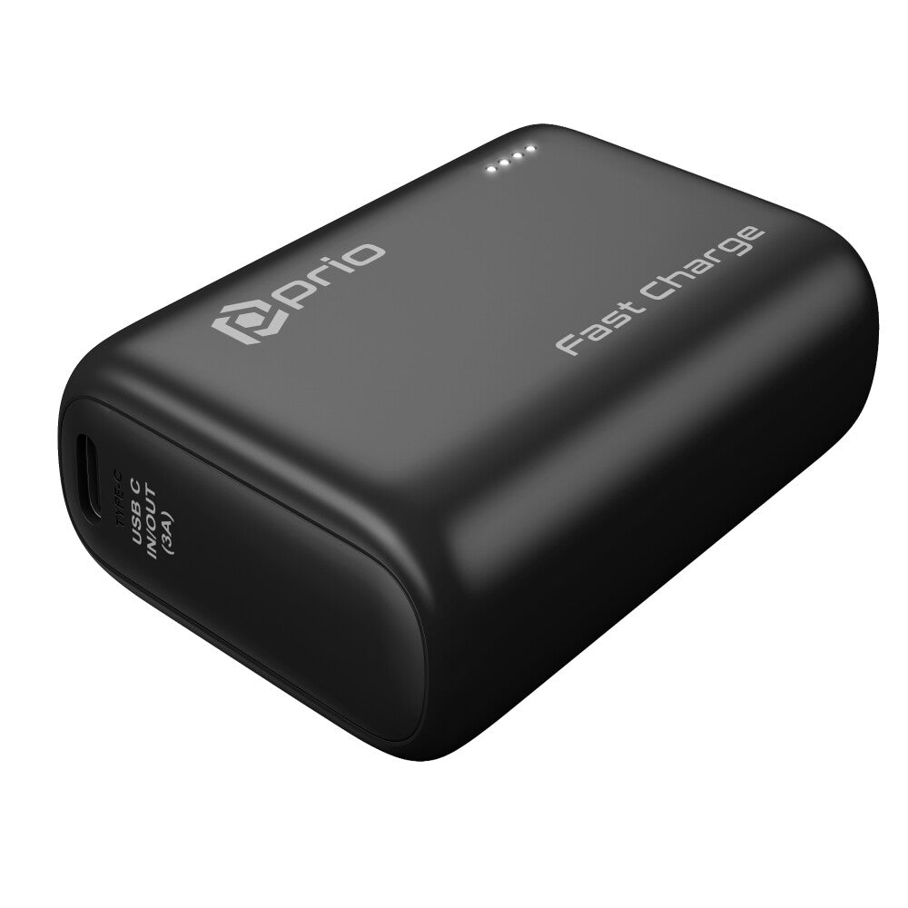 prio Fast Charge (22.5W SCP/20W PD/ QC3.0 ) Power Bank 10.000mAh schwarz