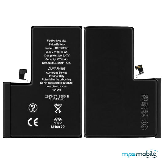 Diagnostizierbarer 4770-mAh-Akku mit hoher Kapazität für das iPhone 14 Pro Max