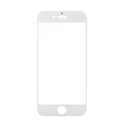 Touch glass with frame and OCA for iPhone 8 white