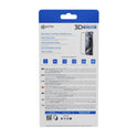 prio 3D Tempered Glass Displayschutzfolie für iPhone 17/16 Pro schwarz