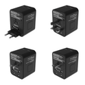 prio Universal Reiseadapter 25W schwarz